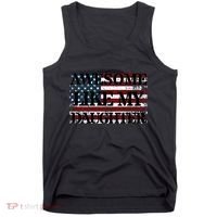 Awesome Like My Daughter Military Dad FatherS Day Tank Top thumb 0