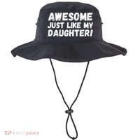Awesome Like My Daughter Dad Life Father’s Day Dad Humor Cool Dad Proud Dad  Bucket Hat thumb 0