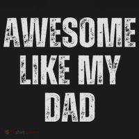 Awesome Like My Dad Daughter Dad And Son Matching Mousepad thumb 1
