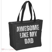 Awesome Like My Dad Daughter Dad And Son Matching Tote Bag thumb 2