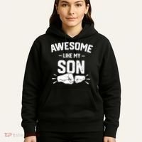 AWESOME LIKE MY SON Funny Father's Day Hoodie thumb 5
