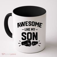 AWESOME LIKE MY SON Funny Father's Day Coffee Mug thumb 0