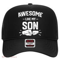 AWESOME LIKE MY SON Funny Father's Day Hat thumb 0
