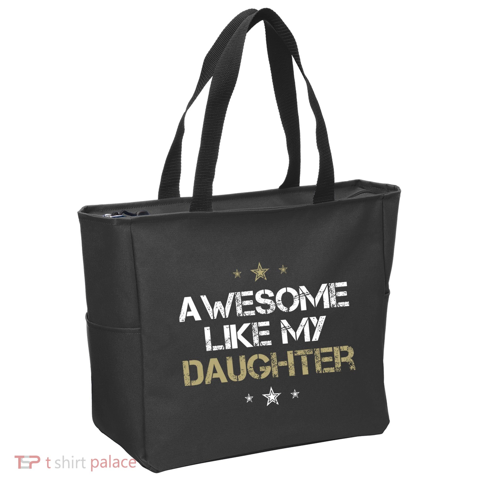 Awesome Like My Daughter Cool Gifts Mom Dad Fathers Day Tote Bag