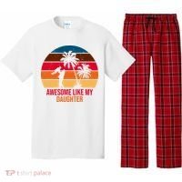Awesome Like My Daughter Sunset Gift For Dad Pajama Set thumb 0
