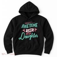 Awesome Like My Daughter Cute Mom Mothers Day Hoodie thumb 0