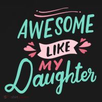 Awesome Like My Daughter Cute Mom Mothers Day Polo thumb 3