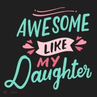Awesome Like My Daughter Cute Mom Mothers Day Hat thumb 2