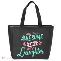 Awesome Like My Daughter Cute Mom Mothers Day Tote Bag thumb 0