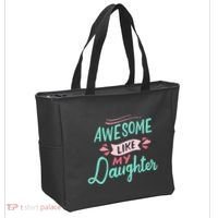 Awesome Like My Daughter Cute Mom Mothers Day Tote Bag thumb 2