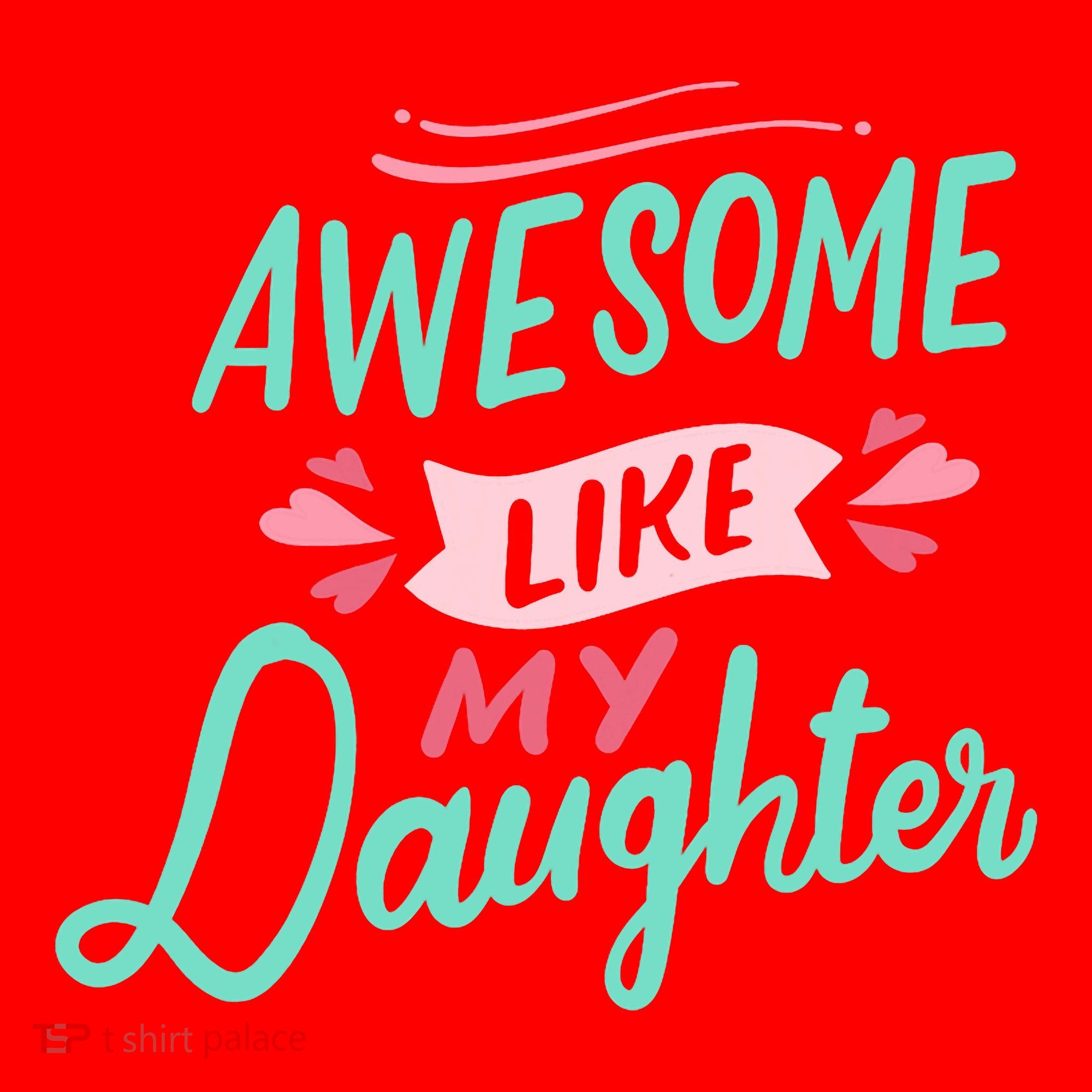 Awesome Like My Daughter Cute Mom Mothers Day Santa Hat