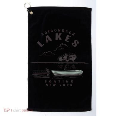 Adirondack Lakes Ny Boating Great Gift Golf Towel