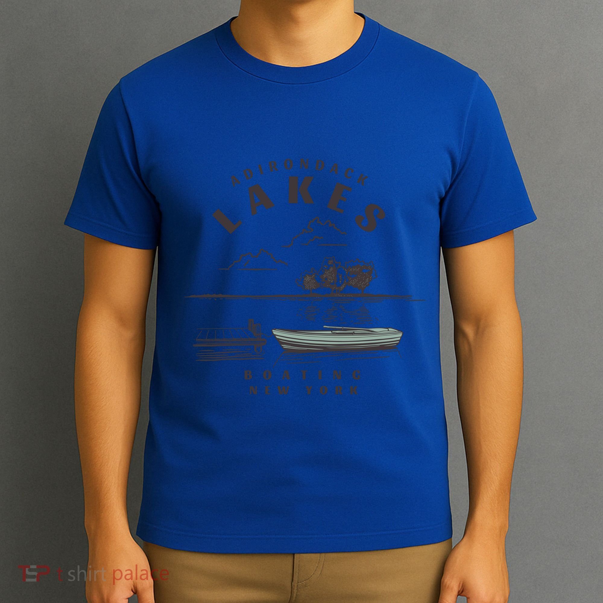 Adirondack Lakes Ny Boating Great Gift T-Shirt