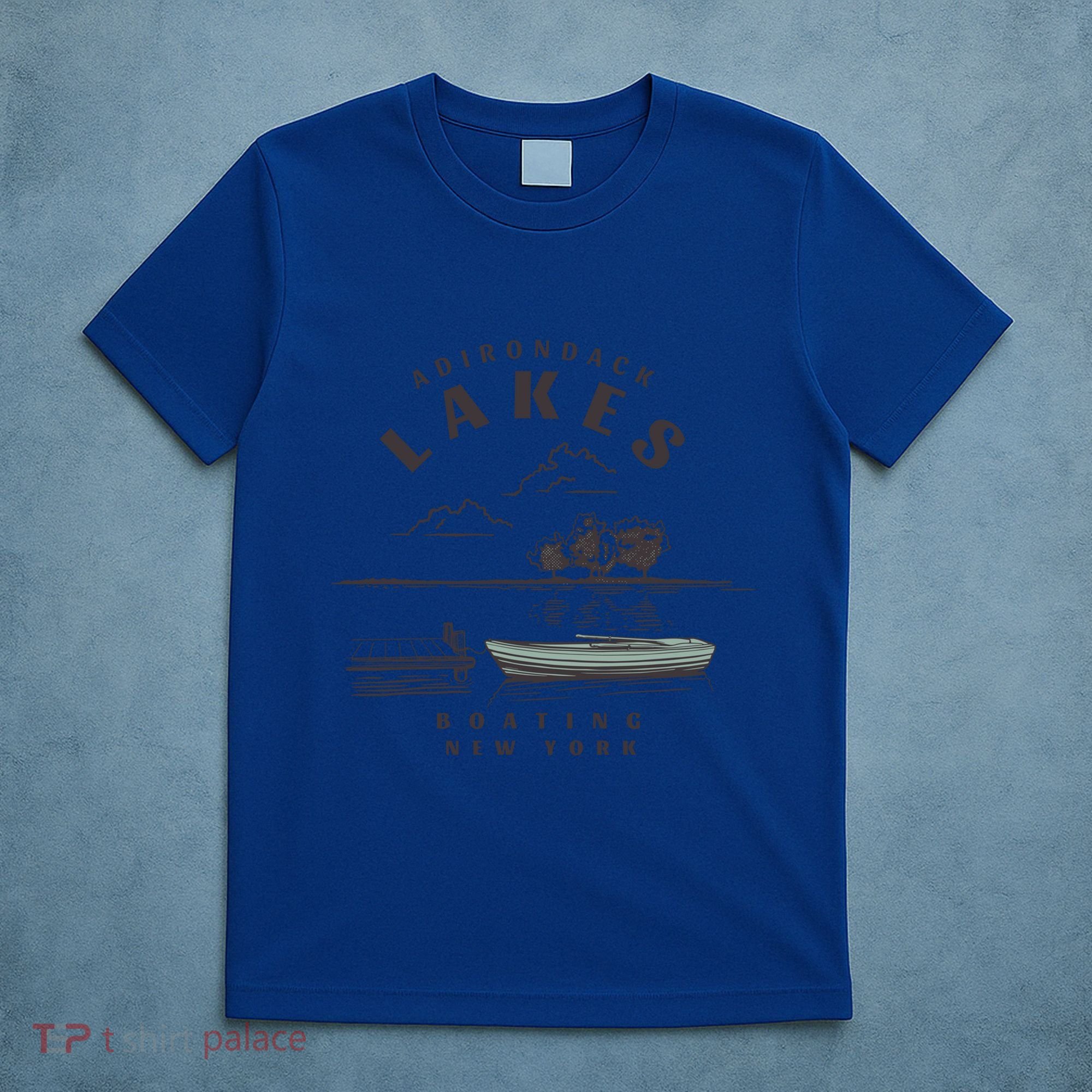Adirondack Lakes Ny Boating Great Gift T-Shirt