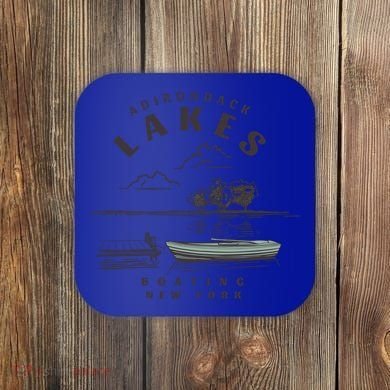 Adirondack Lakes Ny Boating Great Gift Coaster