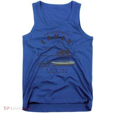 Adirondack Lakes Ny Boating Great Gift Tank Top