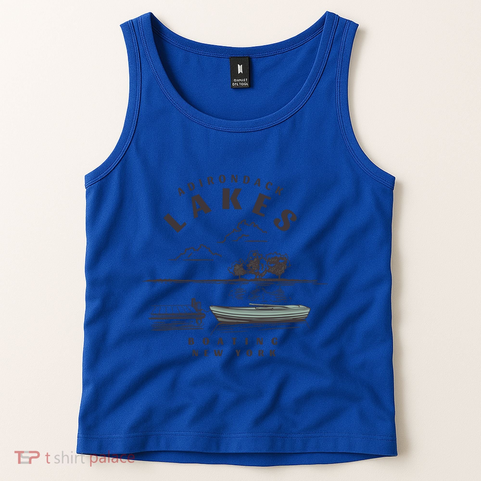 Adirondack Lakes Ny Boating Great Gift Tank Top