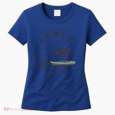 Adirondack Lakes Ny Boating Great Gift Women's T-Shirt