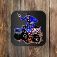 Abraham Liconln On A Monster Truck Coaster thumb 0