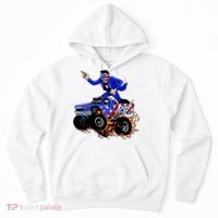 Abraham Liconln On A Monster Truck Hoodie thumb 0