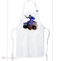 Abraham Liconln On A Monster Truck Apron thumb 0