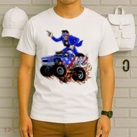 Abraham Liconln On A Monster Truck T-Shirt thumb 6