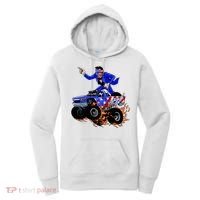Abraham Liconln On A Monster Truck Women's Hoodie thumb 0