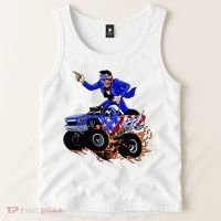 Abraham Liconln On A Monster Truck Tank Top thumb 2
