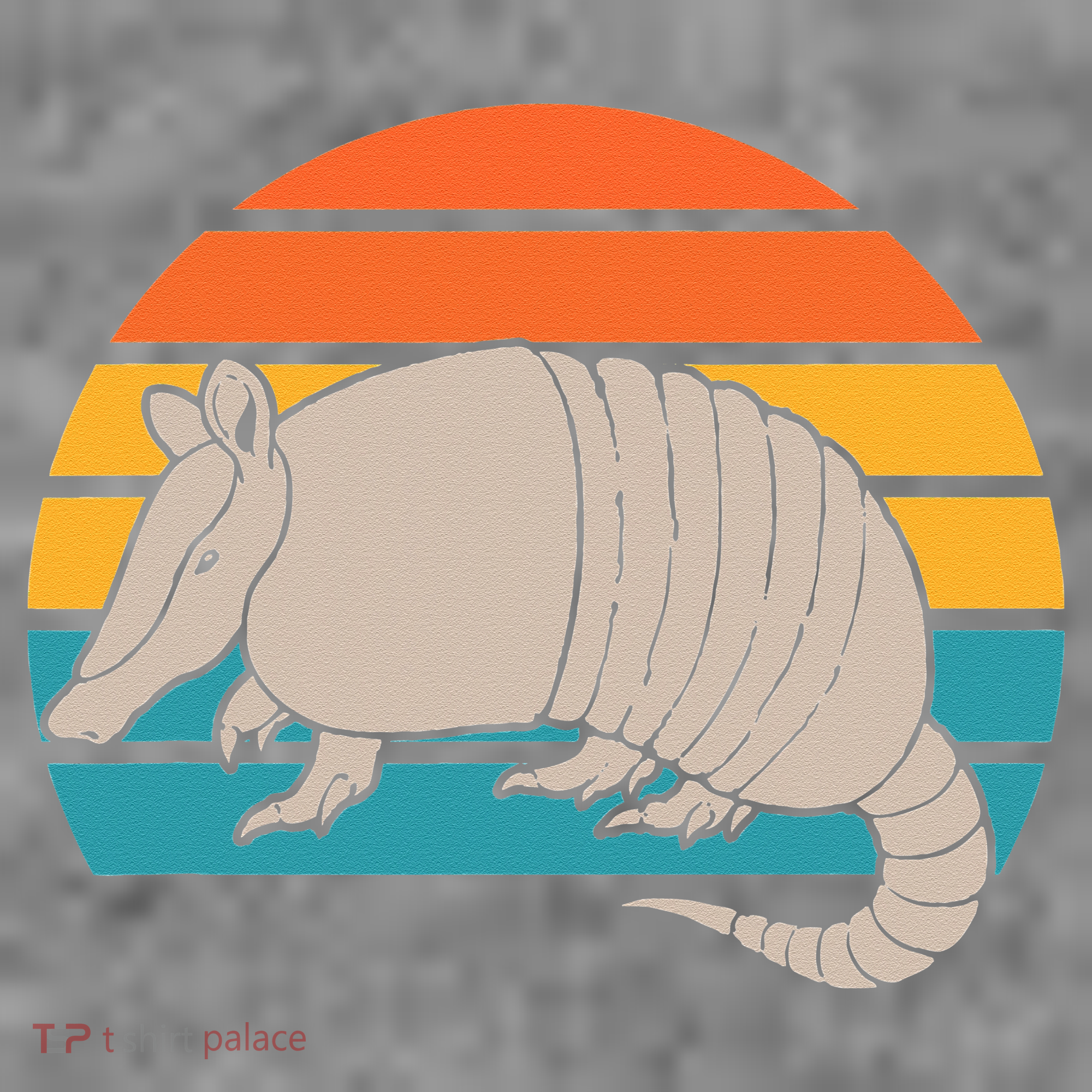 Animal Lover Outdoors Wild Nature Wildlife Retro Armadillo Toddler Hoodie