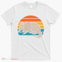 Animal Lover Outdoors Wild Nature Wildlife Retro Armadillo T-Shirt thumb 0
