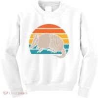 Animal Lover Outdoors Wild Nature Wildlife Retro Armadillo Kids Sweatshirt thumb 0