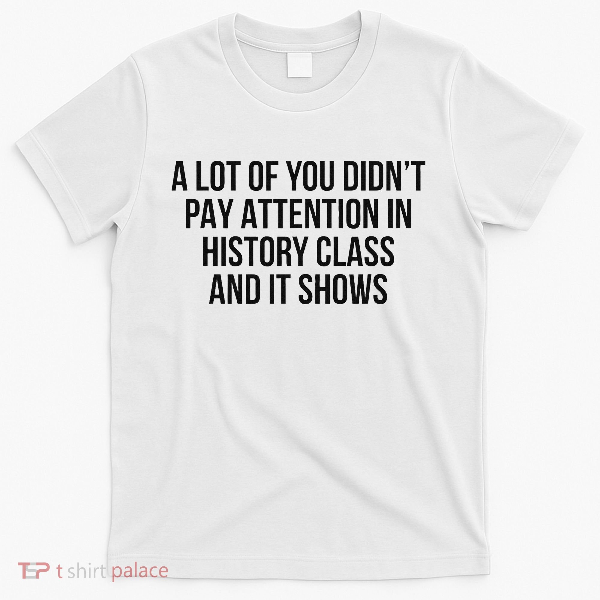 A Lot Of You Didn’T Pay Attention In History Class And It T-Shirt