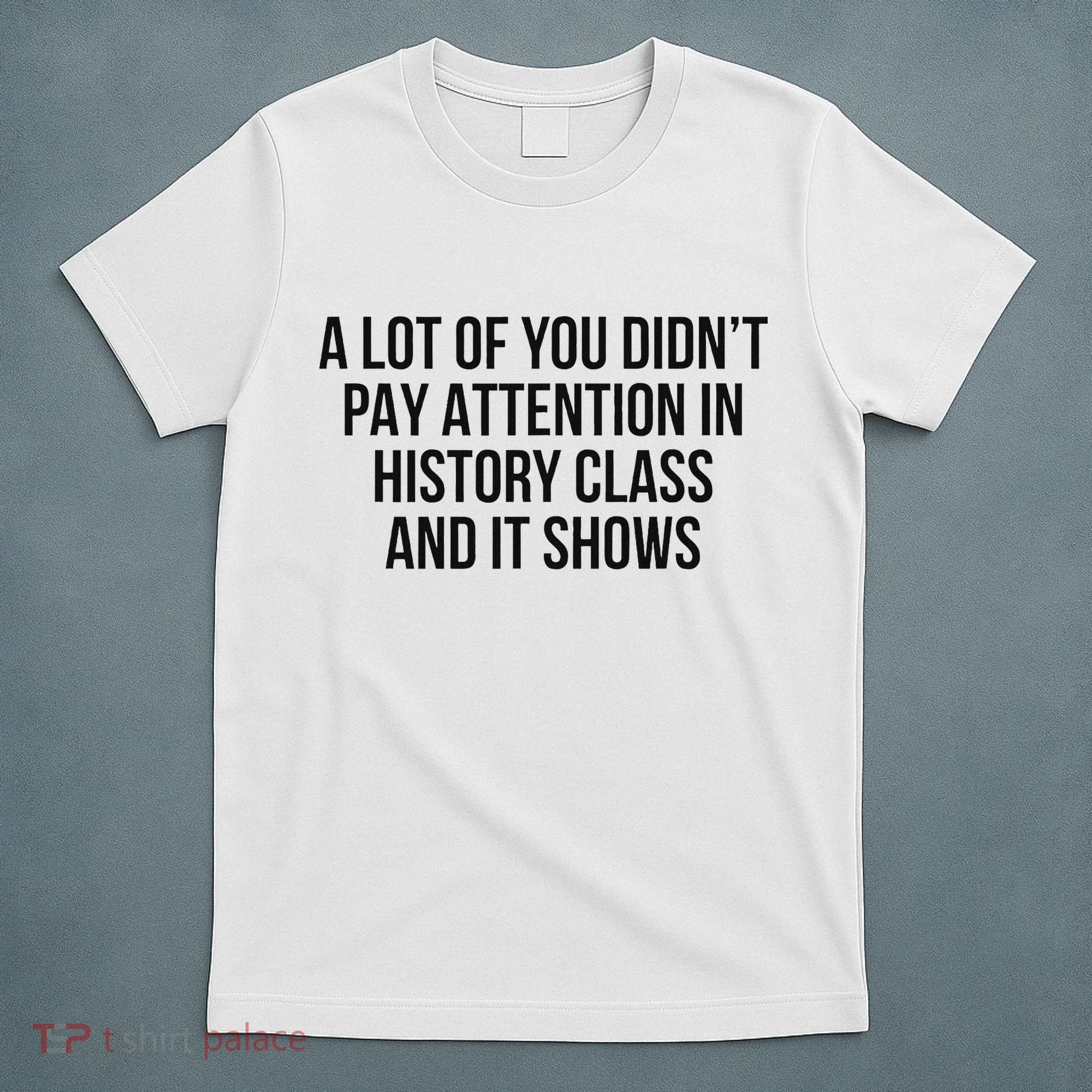 A Lot Of You Didn’T Pay Attention In History Class And It T-Shirt