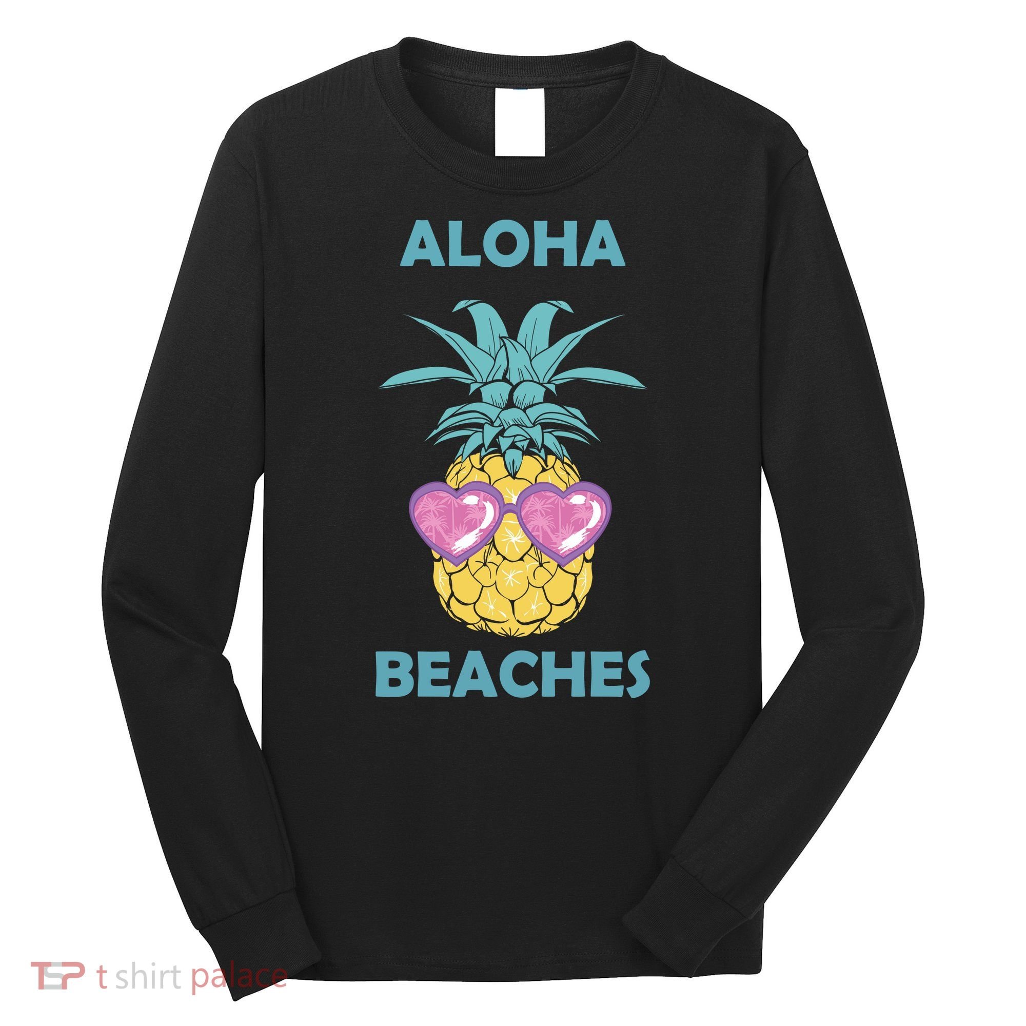 Aloha Beaches Cool Summer Shades Long Sleeve Shirt
