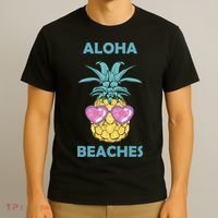 Aloha Beaches Cool Summer Shades T-Shirt thumb 3