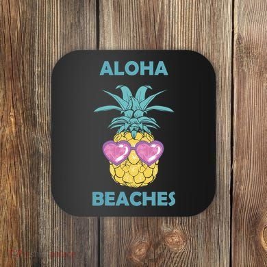 Aloha Beaches Cool Summer Shades Coaster