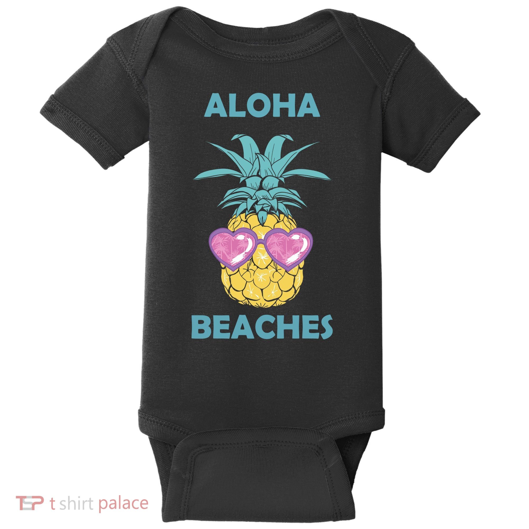 Aloha Beaches Cool Summer Shades Baby Bodysuit