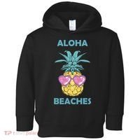 Aloha Beaches Cool Summer Shades Toddler Hoodie thumb 0