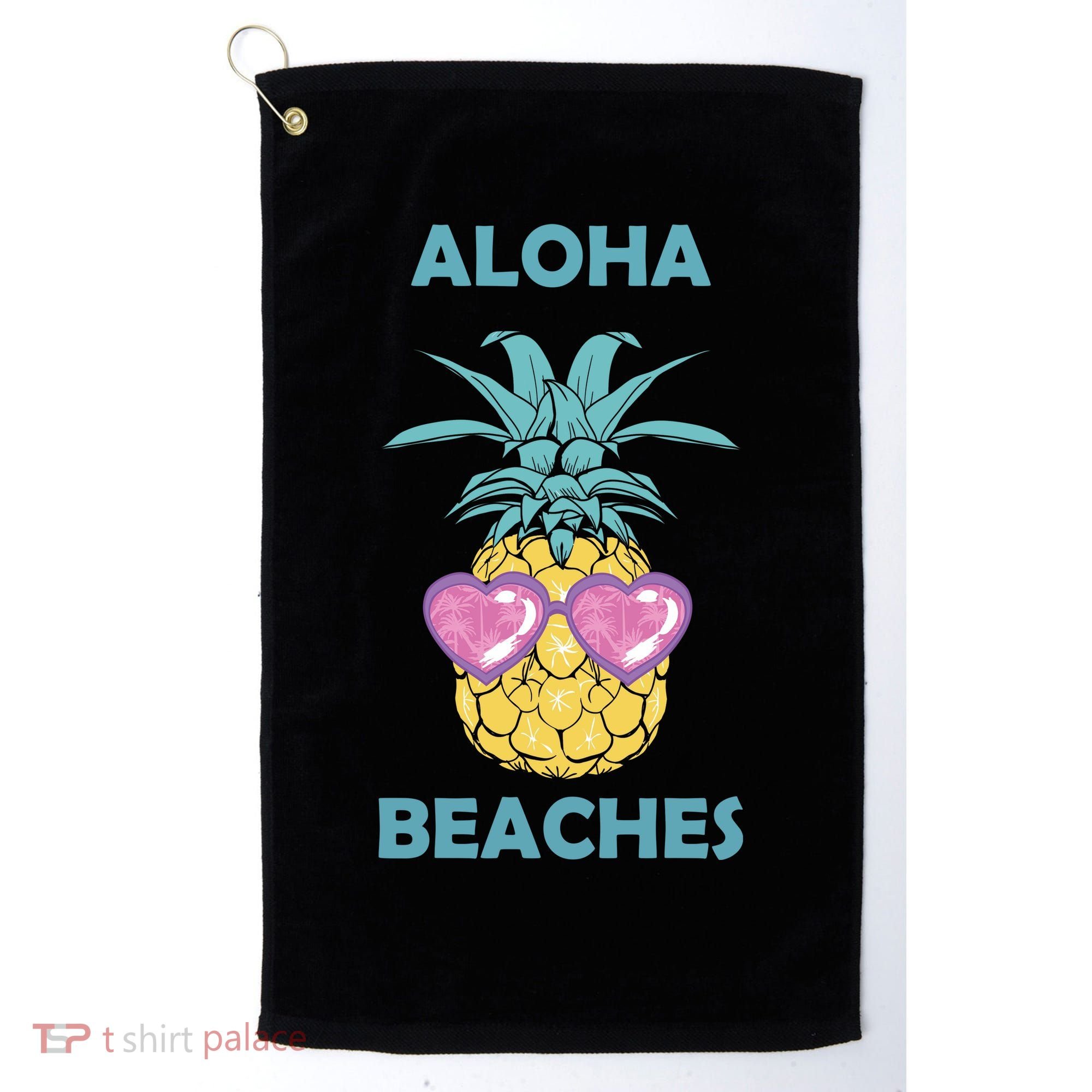 Aloha Beaches Cool Summer Shades Golf Towel
