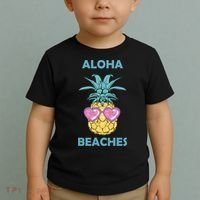 Aloha Beaches Cool Summer Shades Toddler T-Shirt thumb 2