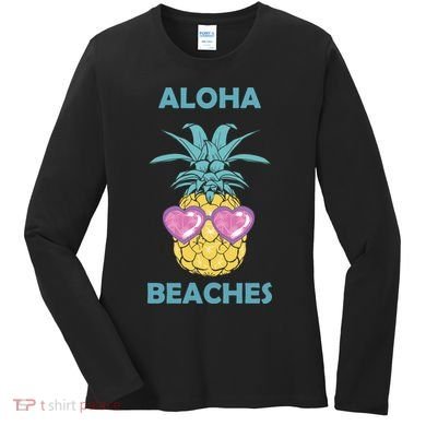 Aloha Beaches Cool Summer Shades Women's Long Sleeve Shirt
