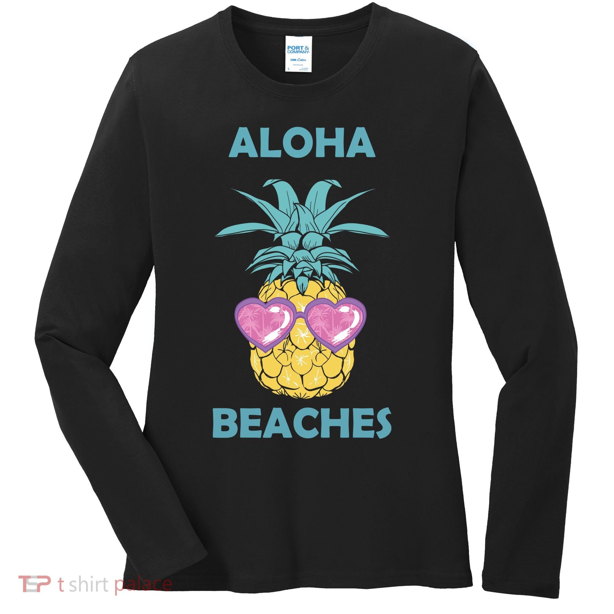Aloha Beaches Cool Summer Shades Women's Long Sleeve Shirt