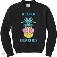 Aloha Beaches Cool Summer Shades Kids Sweatshirt thumb 0