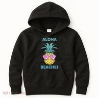 Aloha Beaches Cool Summer Shades Kids Hoodie thumb 0