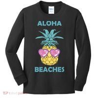 Aloha Beaches Cool Summer Shades Kids Long Sleeve Shirt thumb 0
