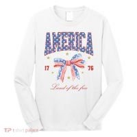 America Land Of The Free Bow Long Sleeve Shirt thumb 0