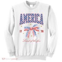 America Land Of The Free Bow Sweatshirt thumb 0
