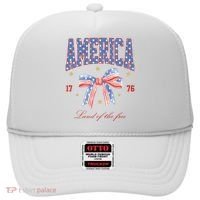America Land Of The Free Bow Hat thumb 0