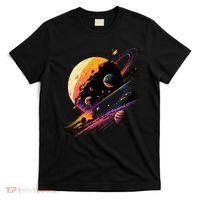 A Lot Of Big And Small Colorful Planets T-Shirt thumb 0