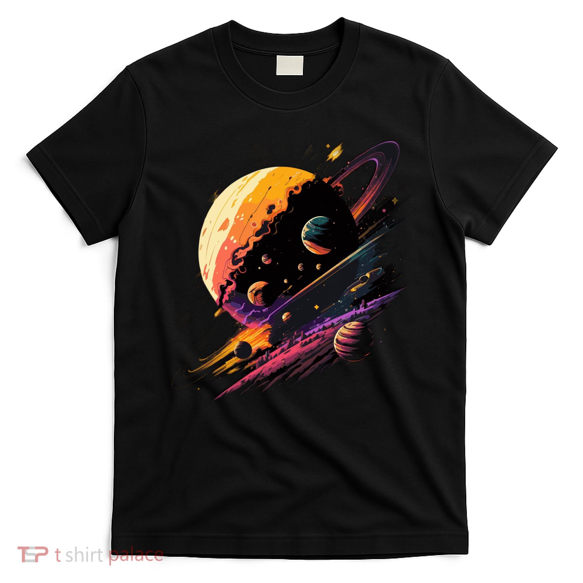 A Lot Of Big And Small Colorful Planets T-Shirt